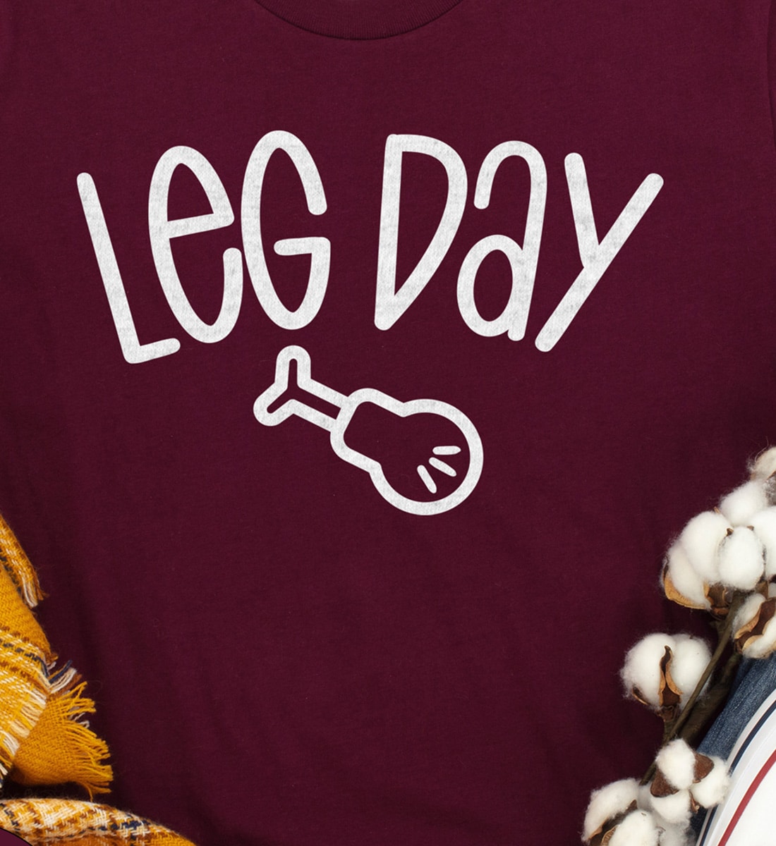 Thanksgiving Leg Day Workout Tee - Holidayshirts.com