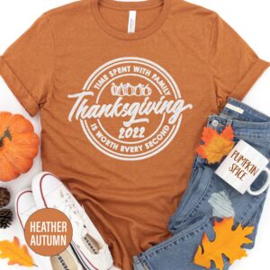 Family Time Thanksgiving Tee - Holidayshirts.com