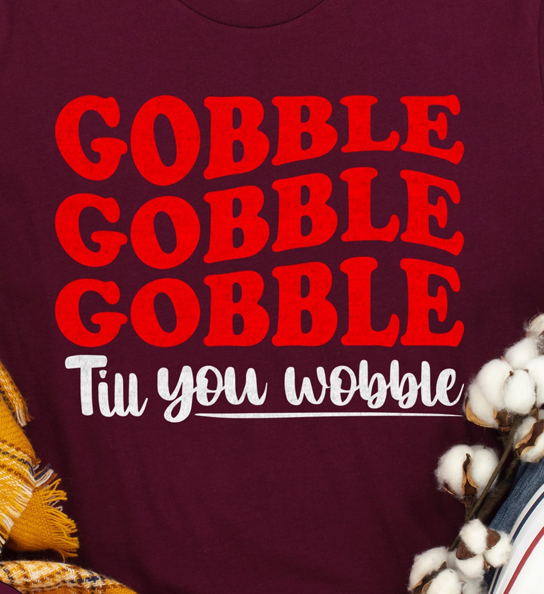 Holidayshirts.com's Gobble-wobble Thanksgiving Tee