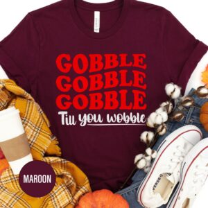 Holidayshirts.com's Gobble-wobble Thanksgiving Tee