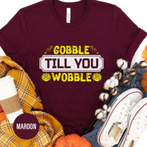 Holidayshirts.com's Gobble-wobble Thanksgiving Tee