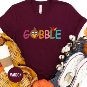Thanksgiving Gobble Turkey Tee - Holidayshirts