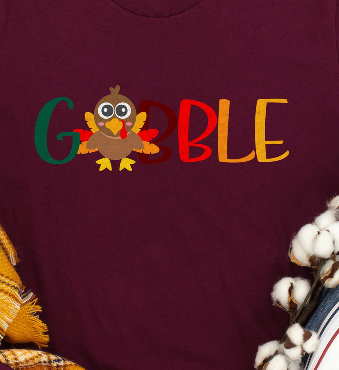 Holidayshirts.com's Gobble Turkey Thanksgiving Tee