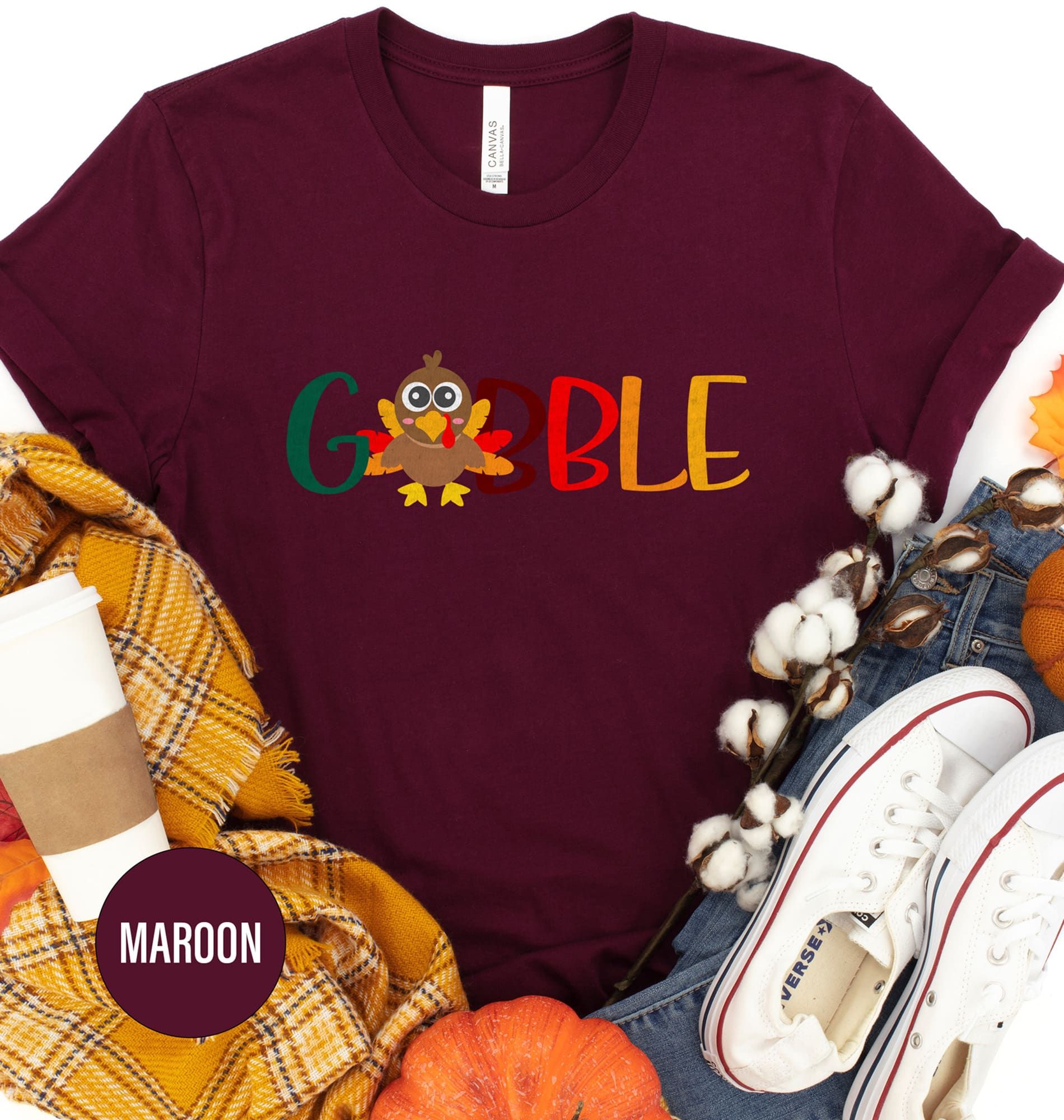 Holidayshirts.com's Gobble Turkey Thanksgiving Tee