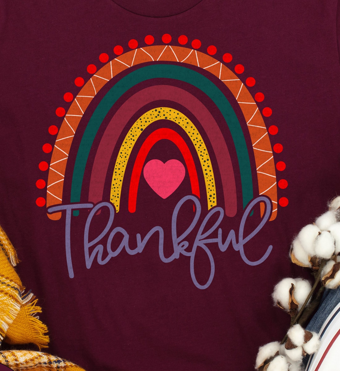 Thankful Rainbow Tee