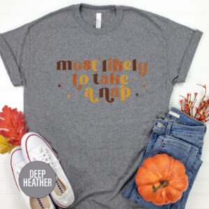 Cozy Nap-lover's Thanksgiving Tee - Holidayshirts.com