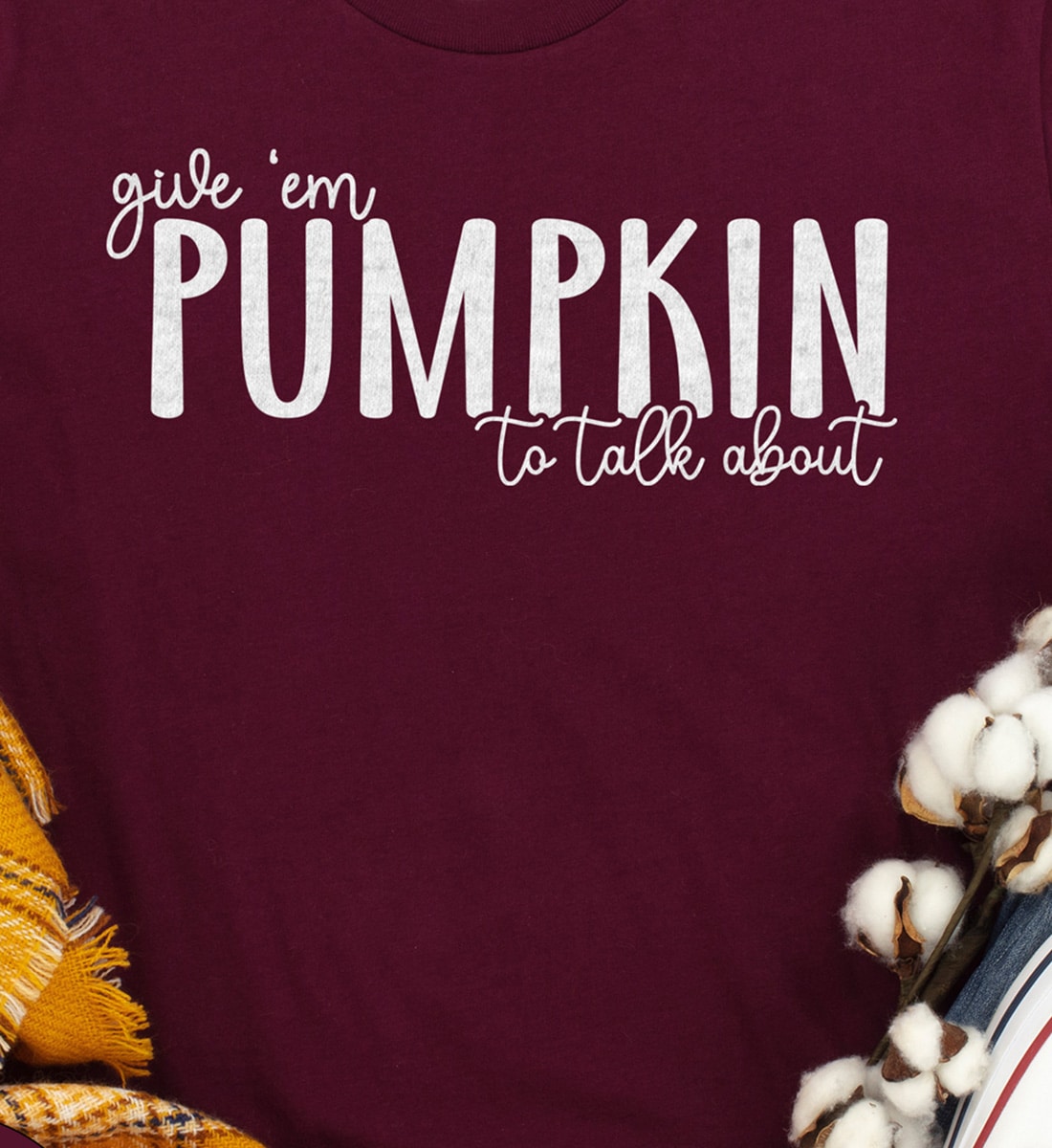 Talk-about Pumpkin Tee For Thanksgiving