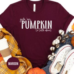 Talk-about Pumpkin Tee For Thanksgiving