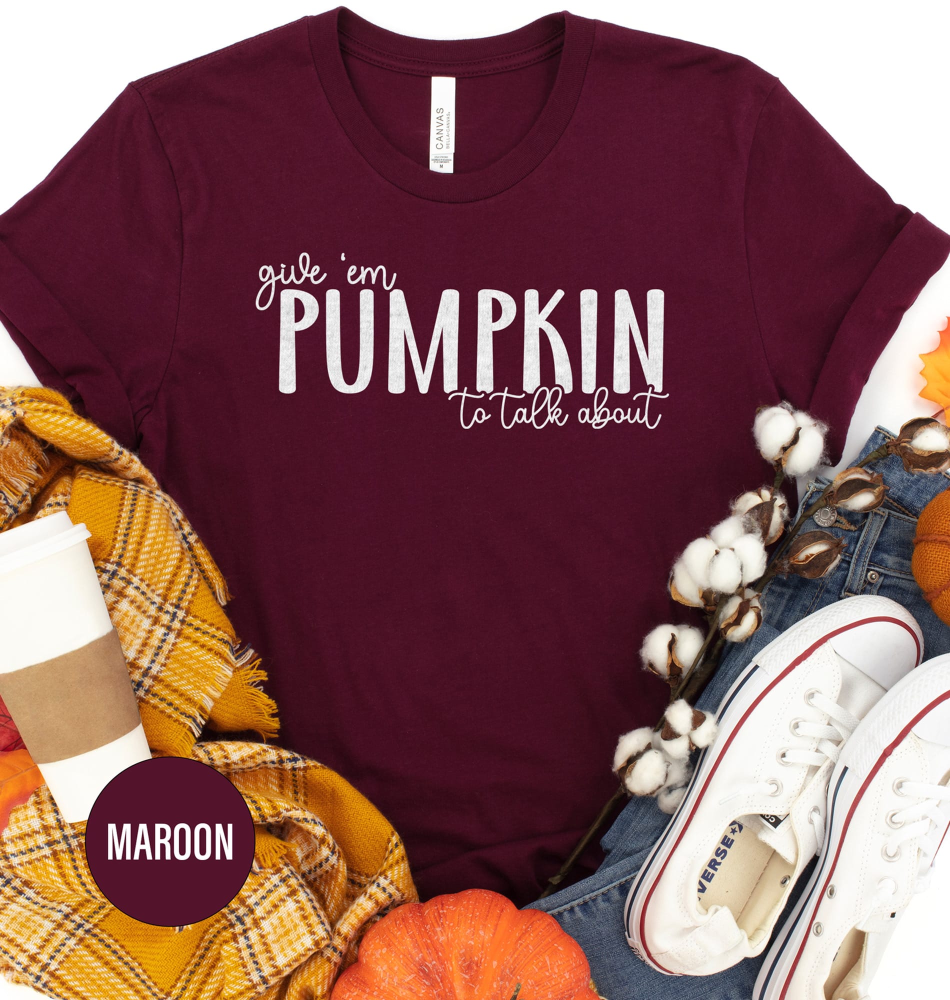 Talk-about Pumpkin Tee For Thanksgiving
