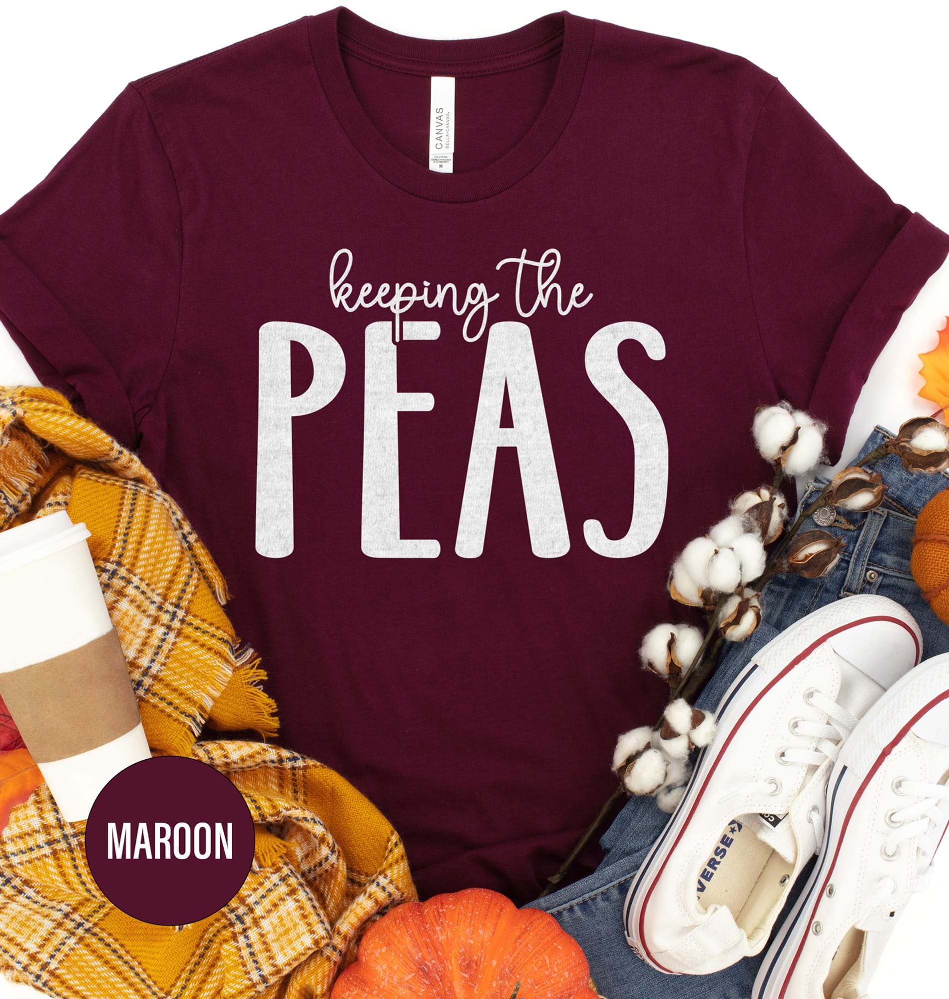 Holidayshirts Thanksgiving 'keep The Peas' Tee