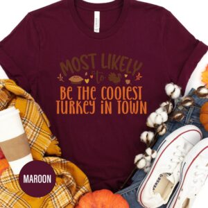 Coolest Turkey Town Thanksgiving Tee - Holidayshirts