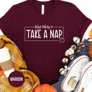 Cozy Nap-lover's Thanksgiving Tee - Holidayshirts.com