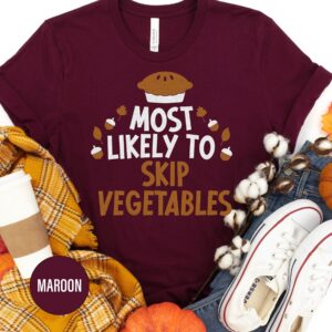 Skip-veggies Thanksgiving Tee By Holidayshirts