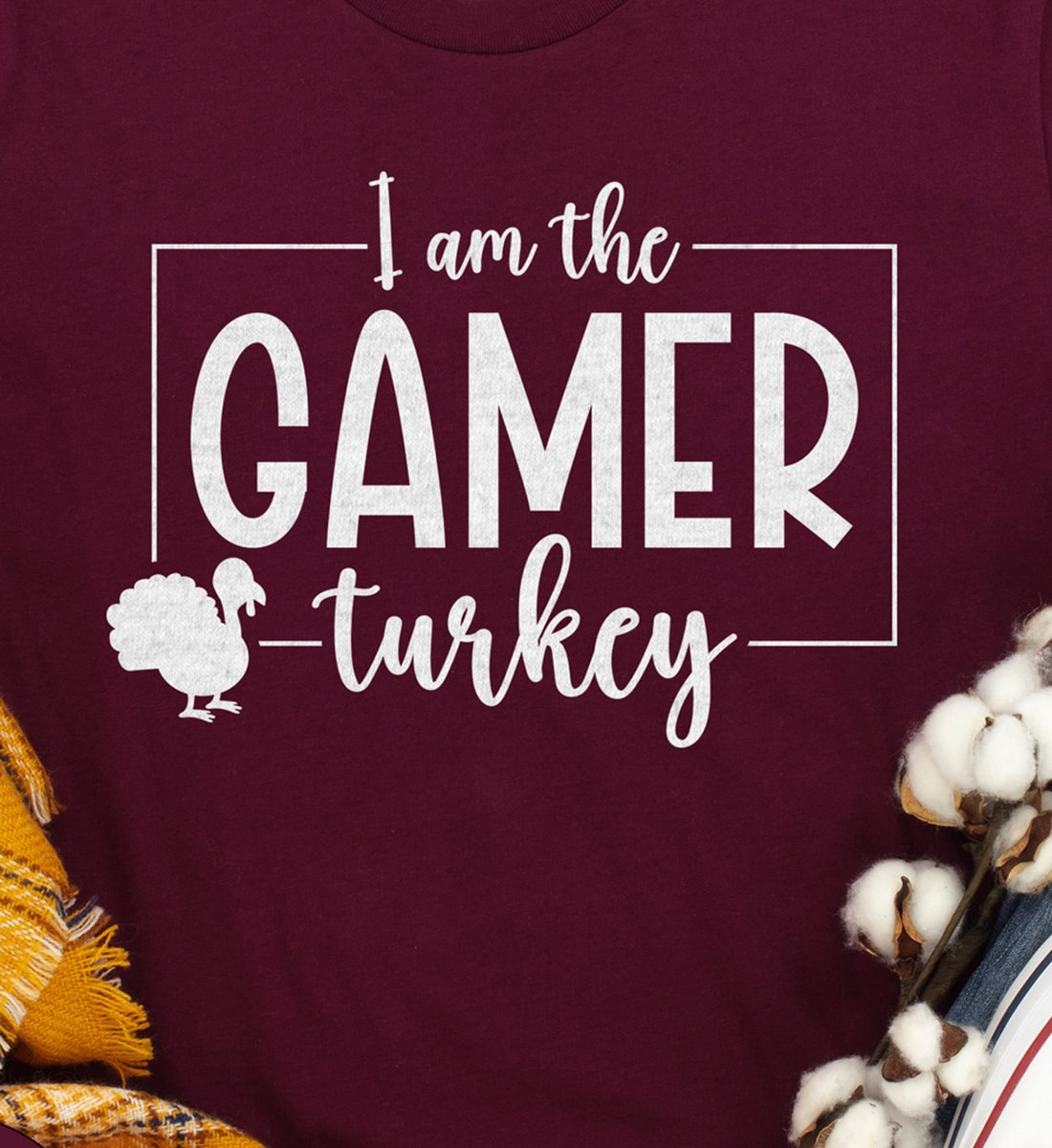 Holidayshirts Gamer's Thanksgiving Turkey Tee