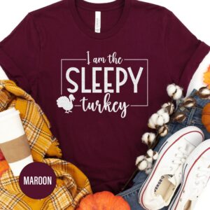 Sleepy Turkey Thanksgiving Tee - Holidayshirts.com