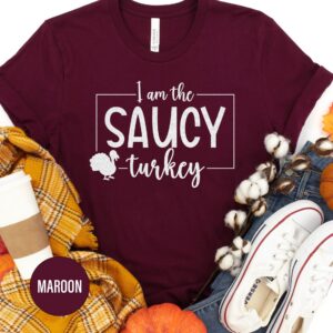 Saucy Turkey Tee - A Thanksgiving Special By Holidayshirts