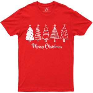 Festive Merry Christmas Tee From Holidayshirts