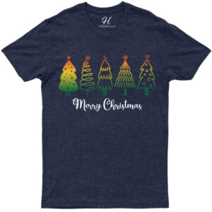 Festive Gradient Merry Xmas Tee By Holidayshirts