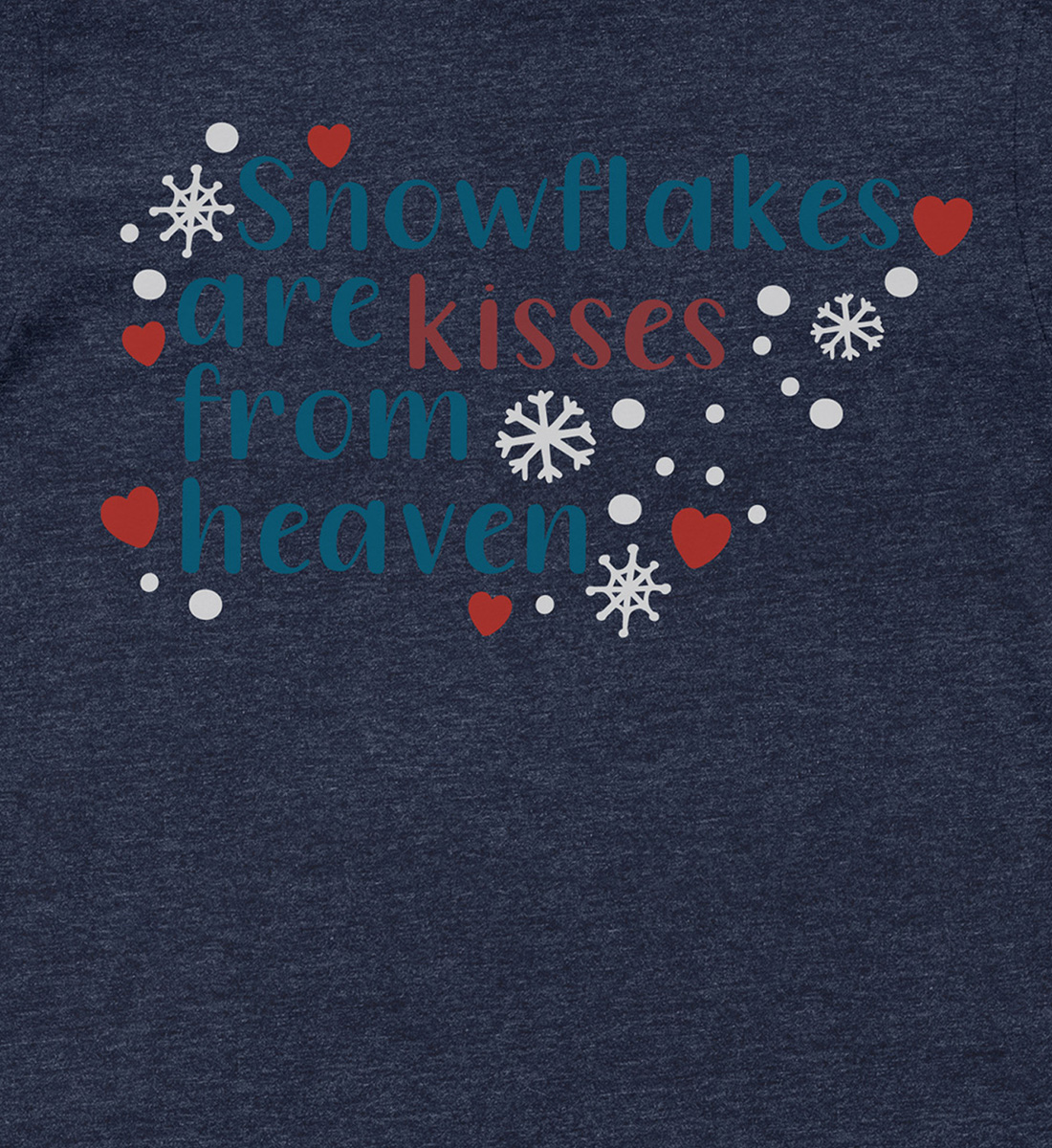Snowflake Kisses Holiday Tee - Christmas Special