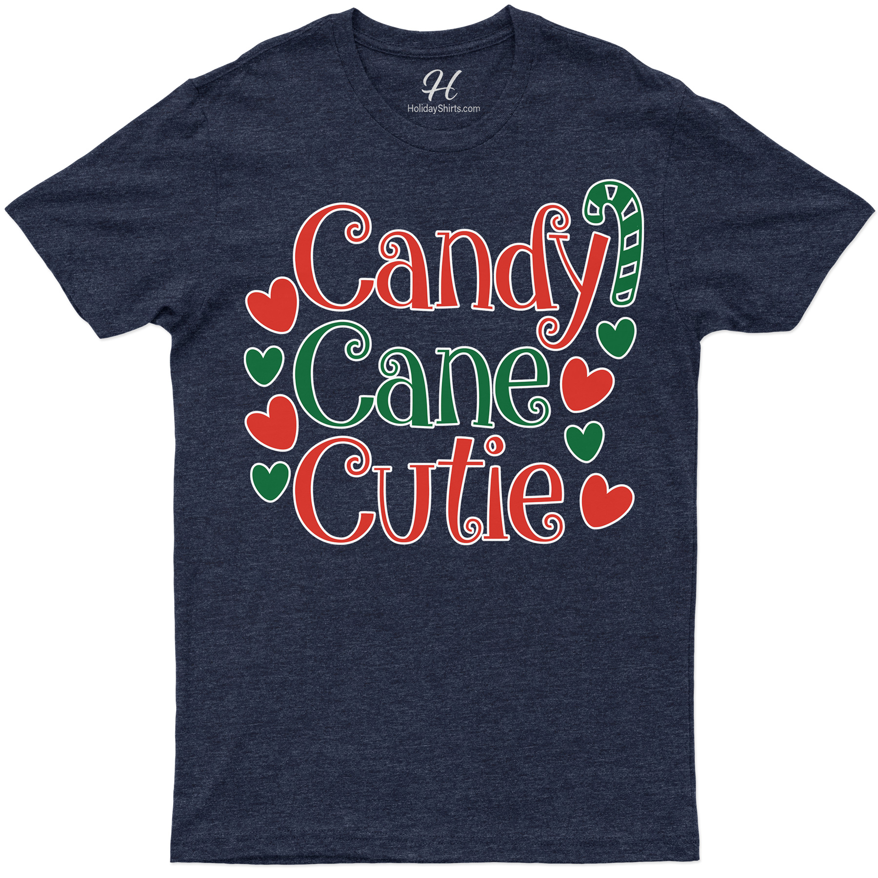 "candy Cane Cutie" Festive Xmas Tee By Holidayshirts