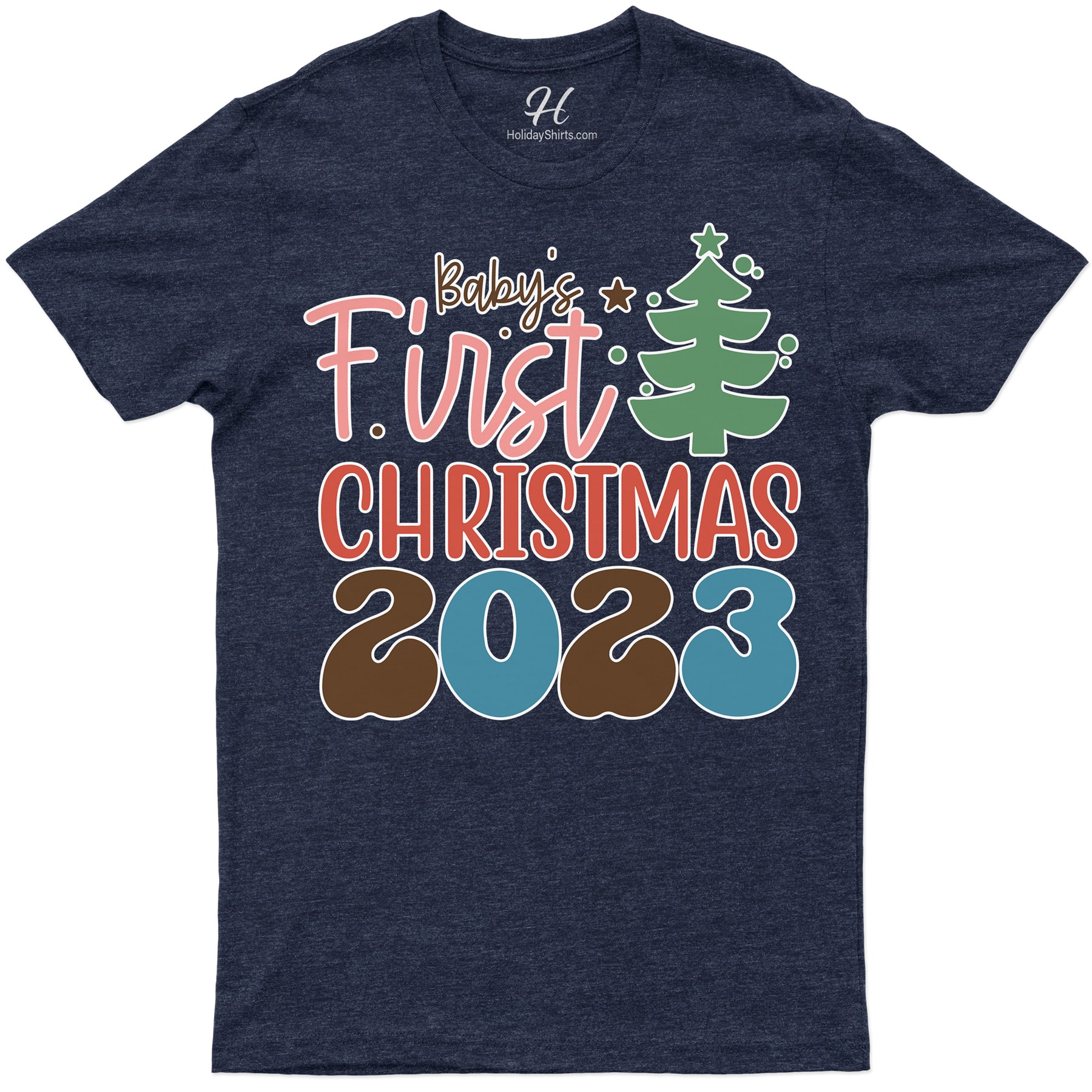 2023 Baby's First Xmas Tee - Holidayshirts