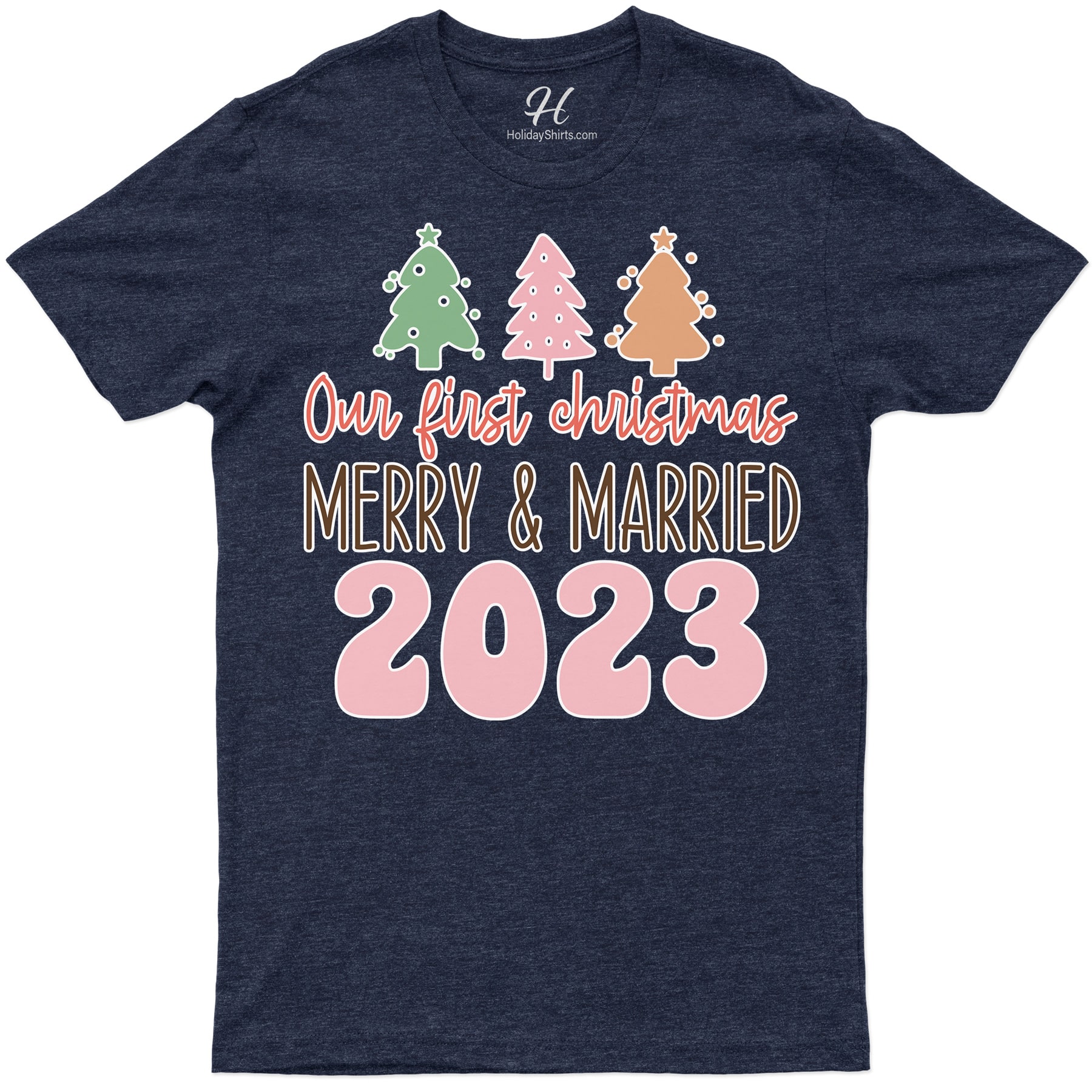 Merry & Married 2023 - First Christmas Tee