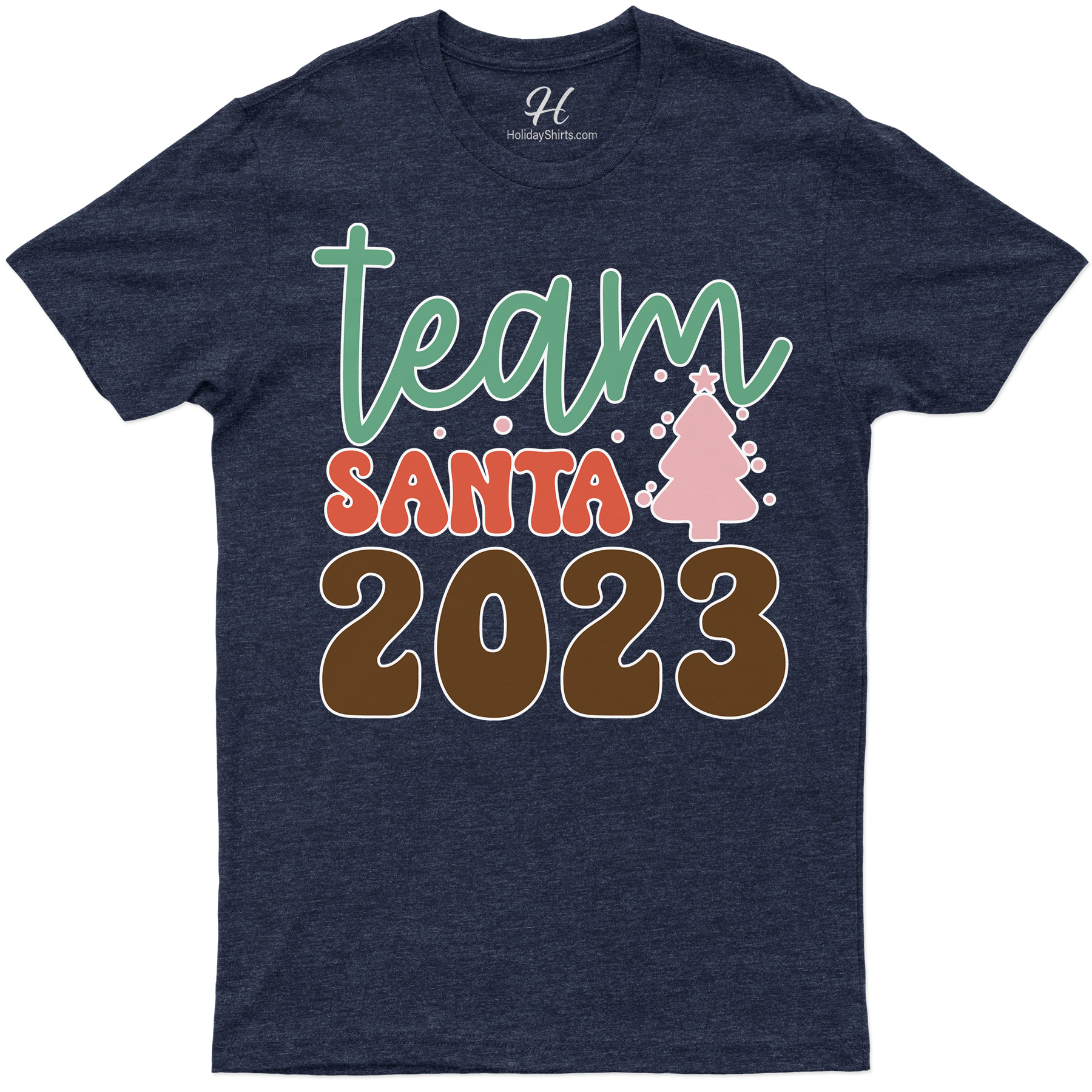 Team Santa 2023 - Festive Holiday Tee By Holidayshirts
