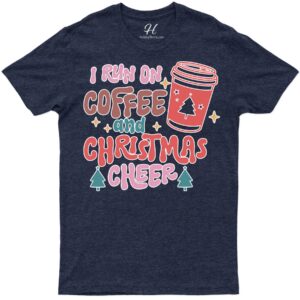 Coffee-lover's Festive Christmas Tee From Holidayshirts