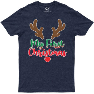 Deerly Loved 1st Christmas Tee - Holidayshirts