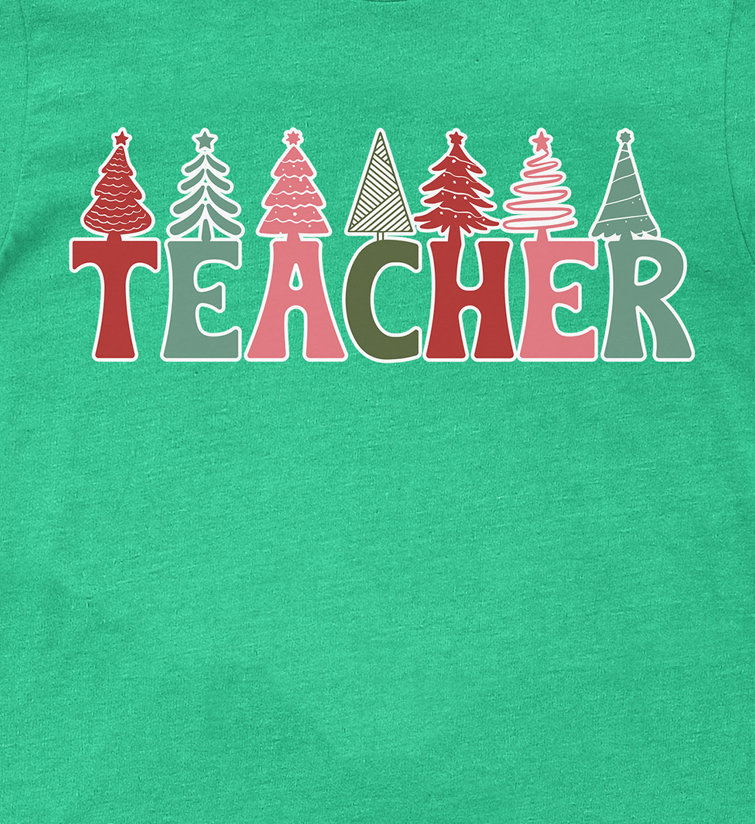 Teacher's Festive Christmas Tee By Holidayshirts