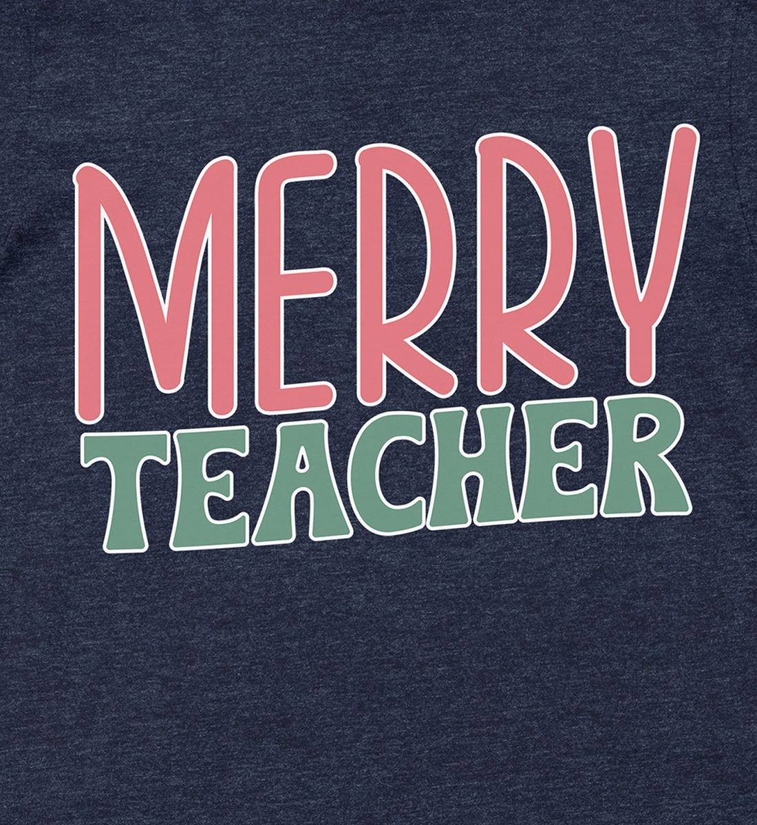 Merry Teacher Xmas Tee - Holidayshirts Exclusive