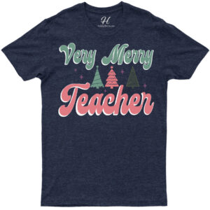 Jolly Teacher's Holiday Tee - Merry Christmas