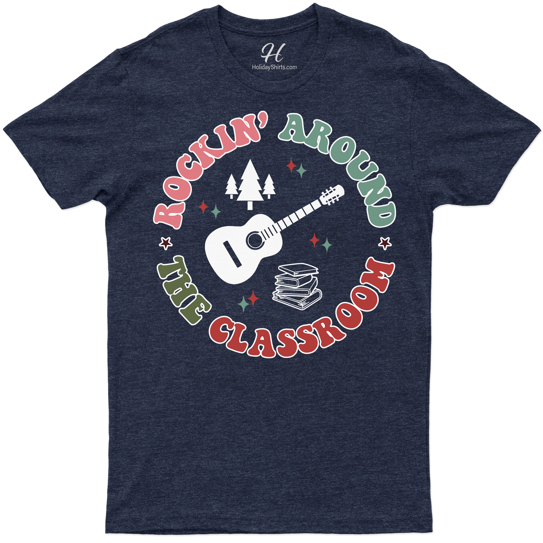 Rockin' Classroom Christmas Tee By Holidayshirts