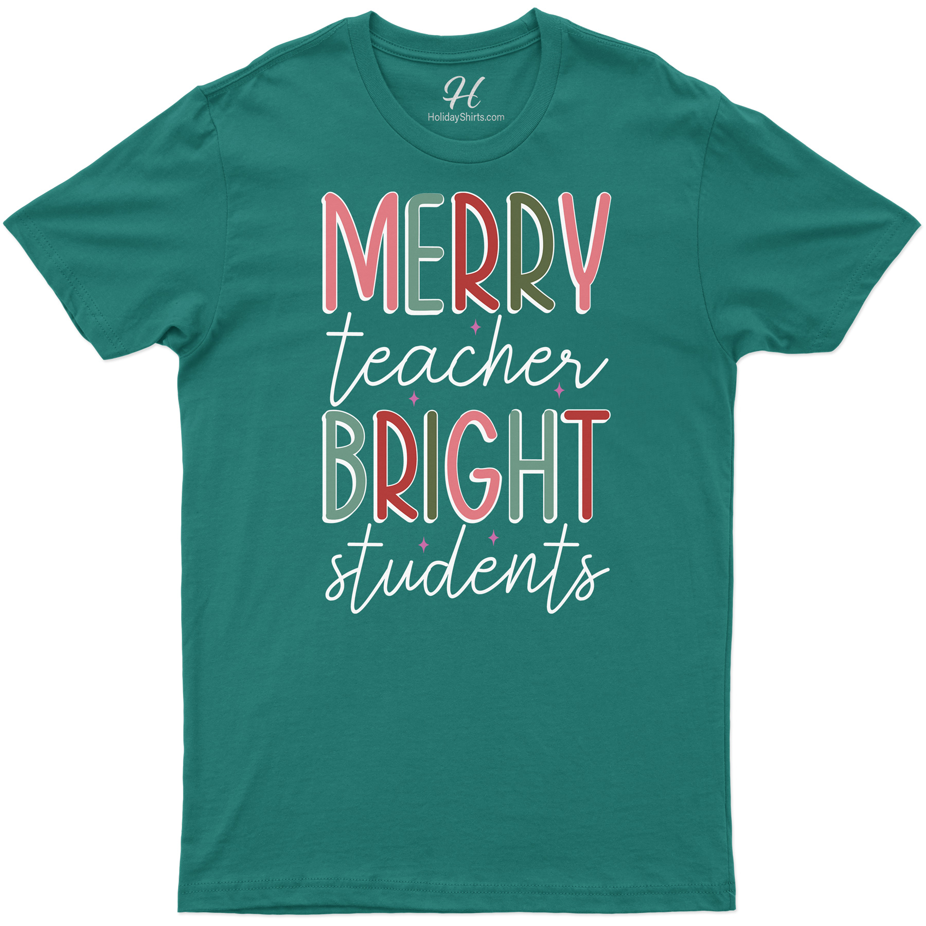 Bright Students' Festive Christmas Tee - Holidayshirts