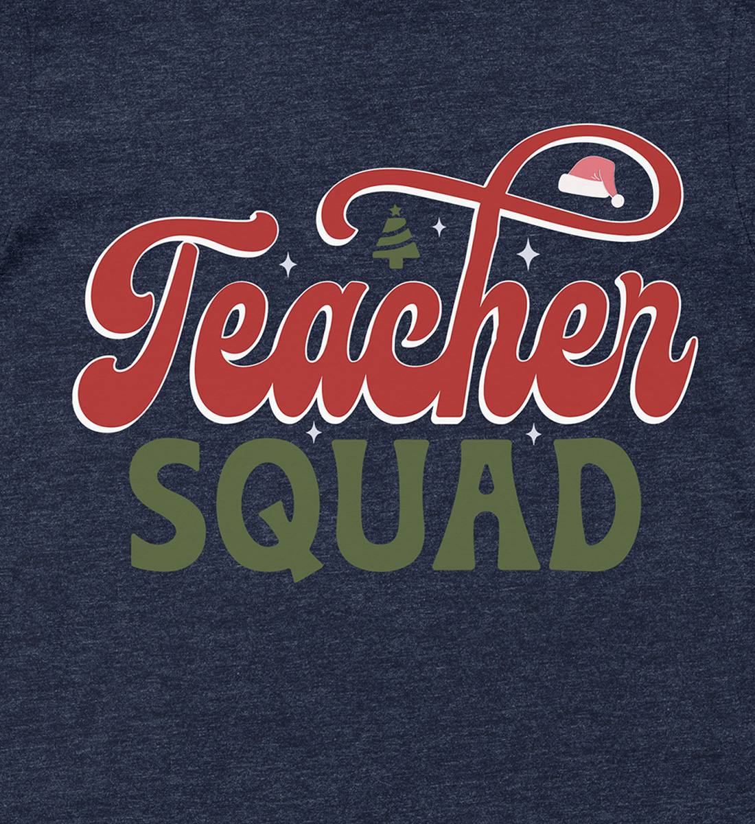 Teacher Squad Festive Christmas Tee - Holidayshirts