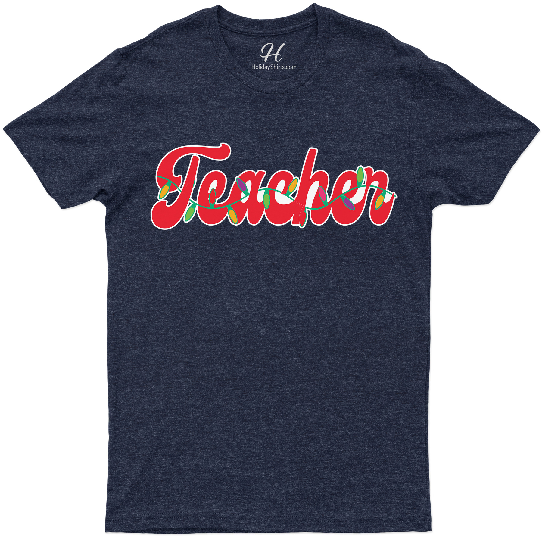 Teacher's Festive Christmas Tee By Holidayshirts