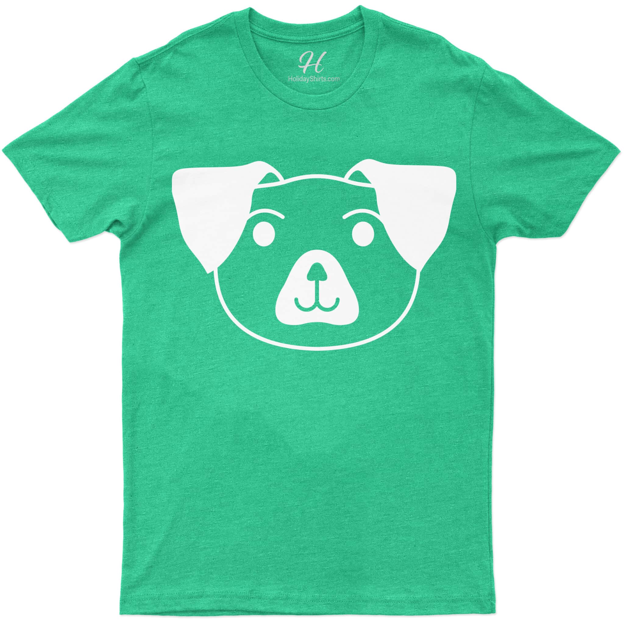 Cheery Dog Emoji Holiday Tee - Christmas Special