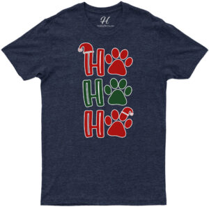 Paws & Ho Ho Ho Christmas Tee - Holidayshirts.com