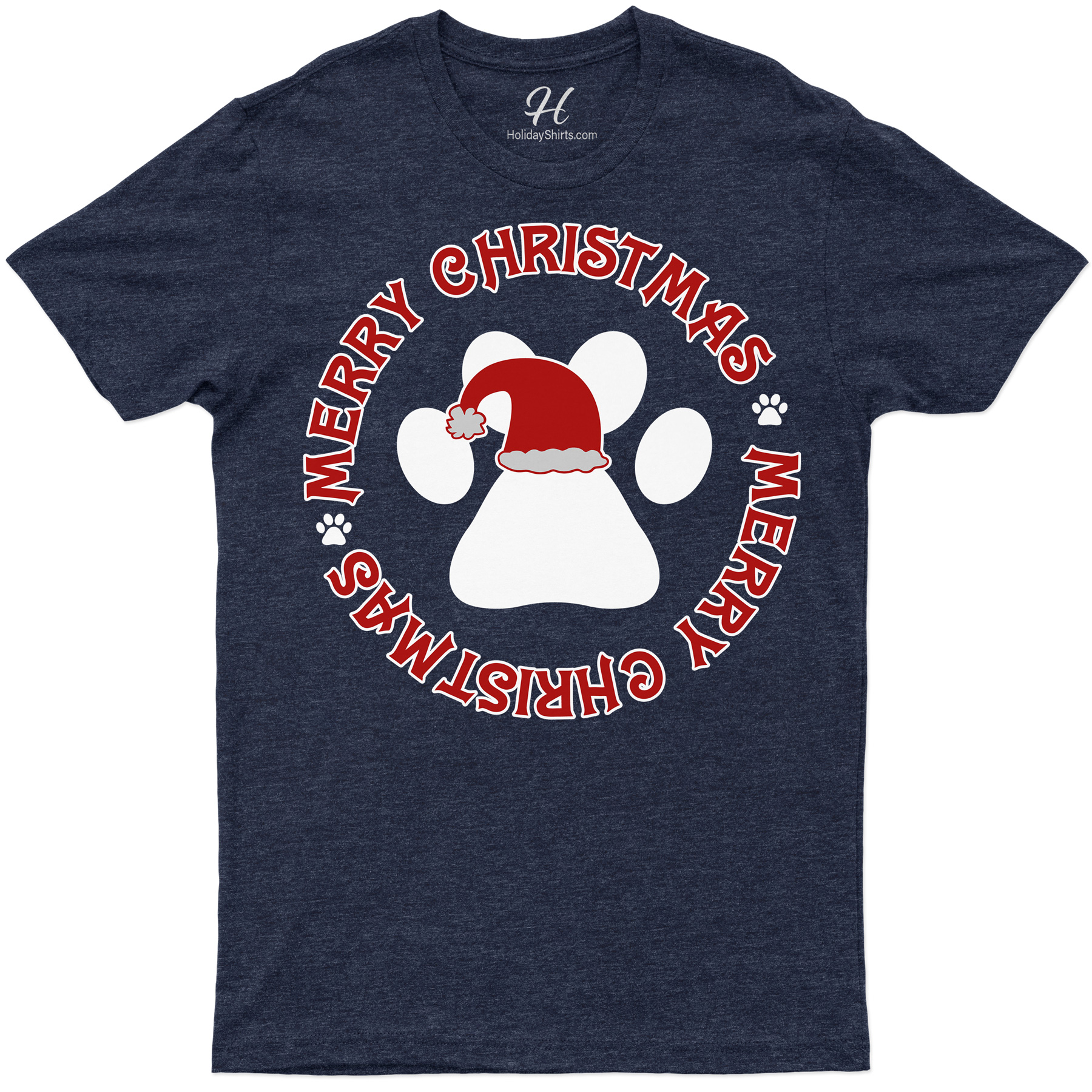 Pawsitive Merry Christmas Tee - Holidayshirts.com