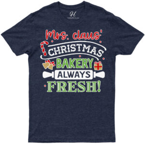 Mrs. Claws Festive Christmas Holiday Tee