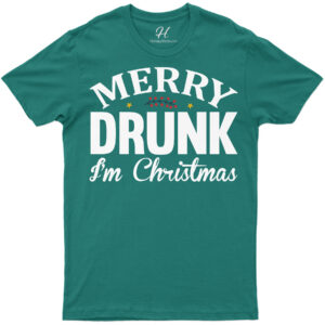 "merry Drunk I'm Christmas" Festive Tee - Holidayshirts
