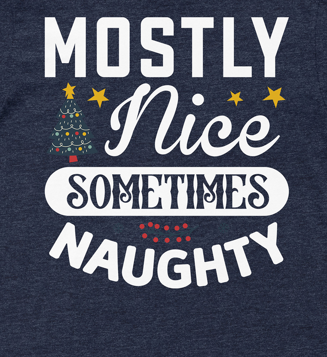 Naughty-nice Festive Tee - Christmas Special