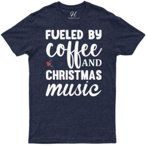 Coffee & Xmas Music Lover's Holiday Tee