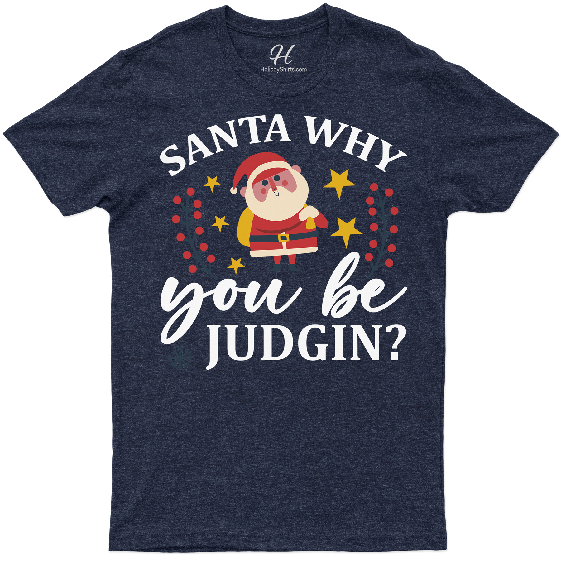 Judging Santa Holiday Tee - Xmas Special