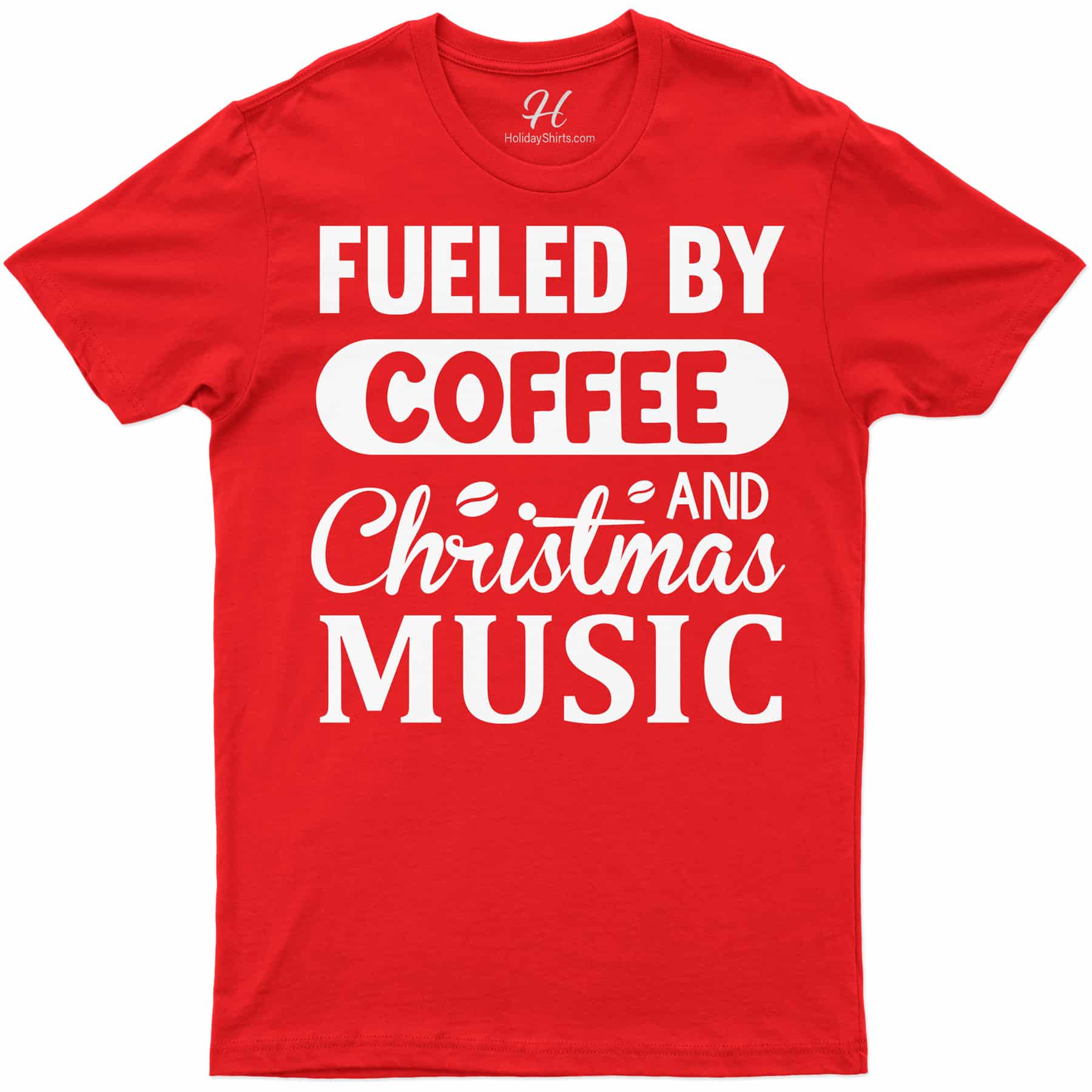 Coffee-lover's Christmas Tee From Holidayshirts.com