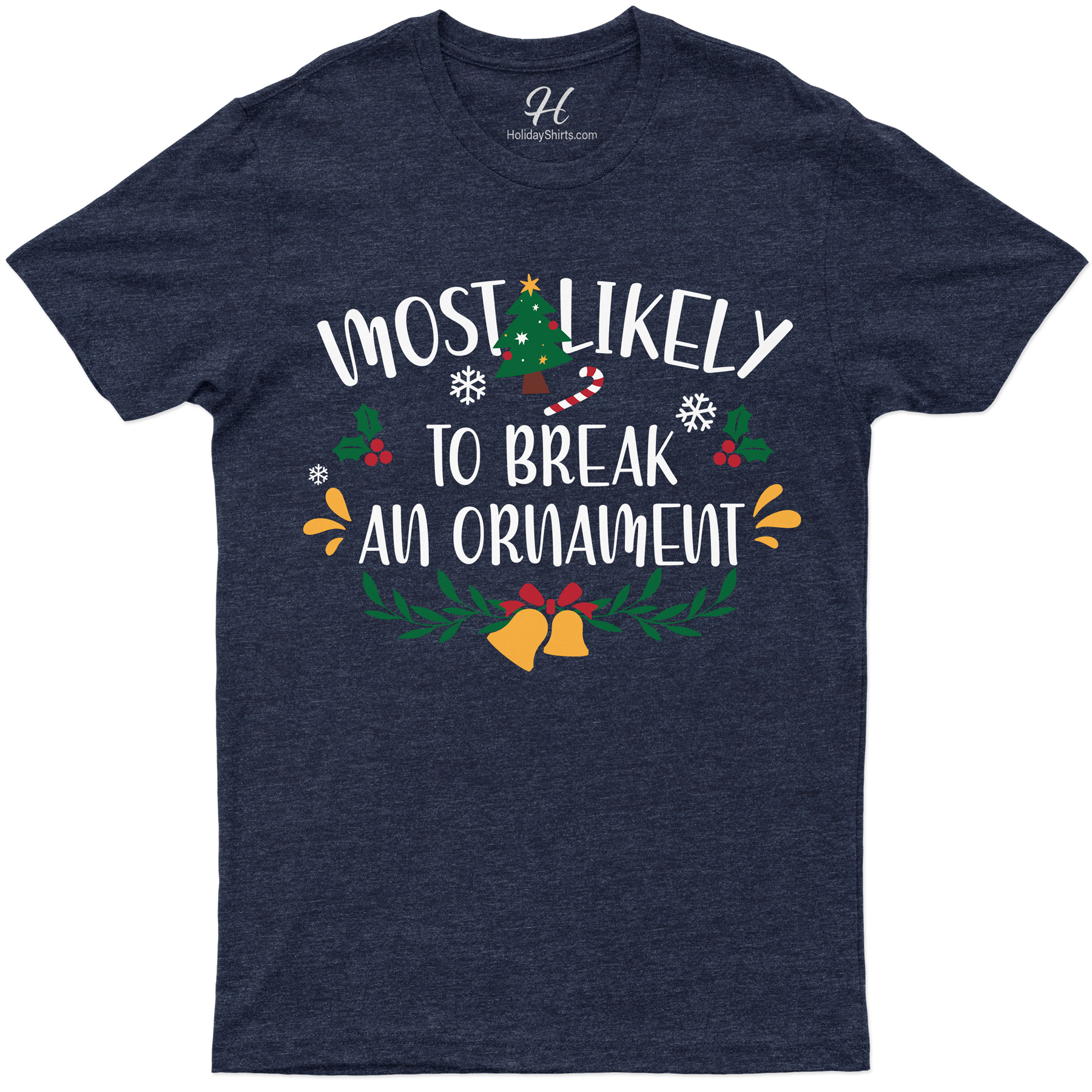 Ornament Breaker Xmas Tee By Holidayshirts