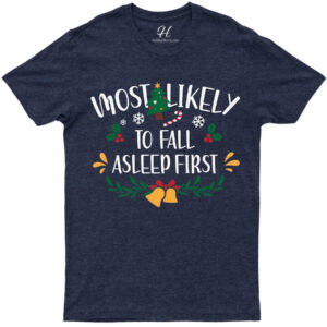 Sleepy Santa Christmas Tee By Holidayshirts