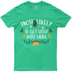 Sassy Santa Showdown Holiday Tee From Holidayshirts