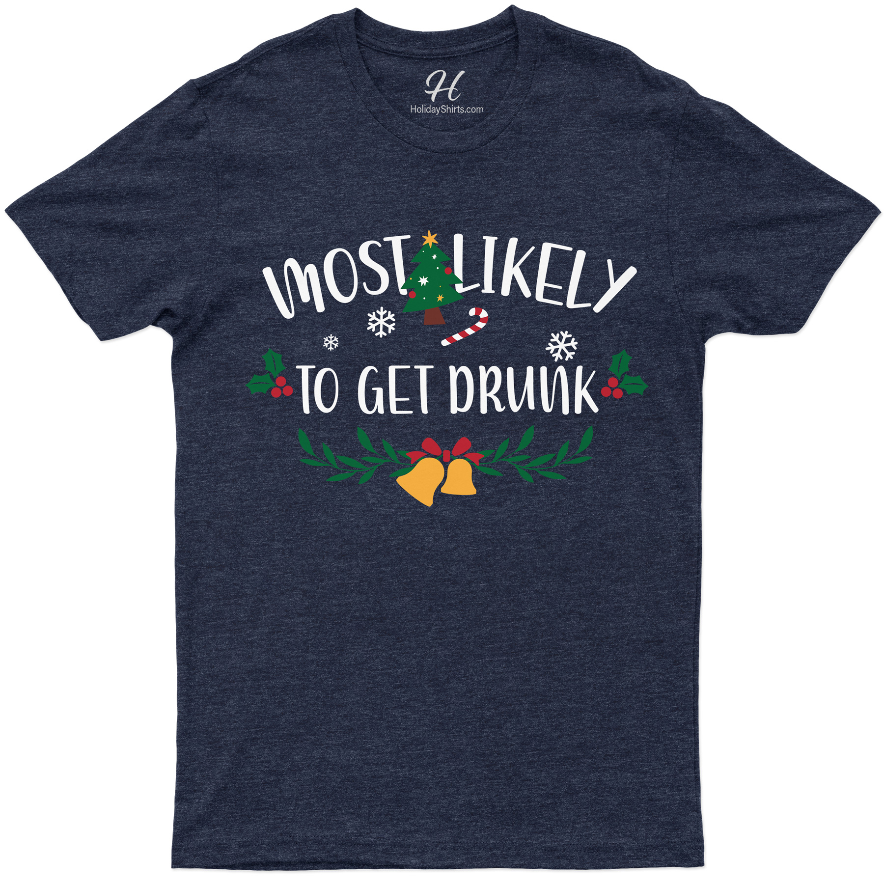Cheeky Christmas 'likely Drunk' Tee - Holidayshirts