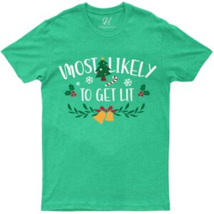 Lit-up Holiday Cheer Christmas Tee From Holidayshirts